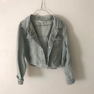 Light wash jean jacket